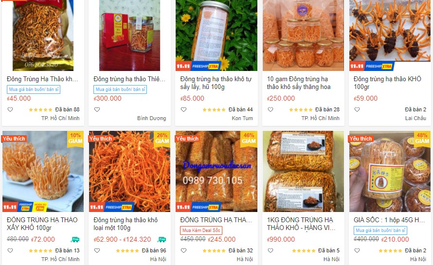 Nấm Đông Trùng Hạ Thảo là gì? Cách dùng, tác dụng, giá bán ra sao? - Vật lý trị liệu