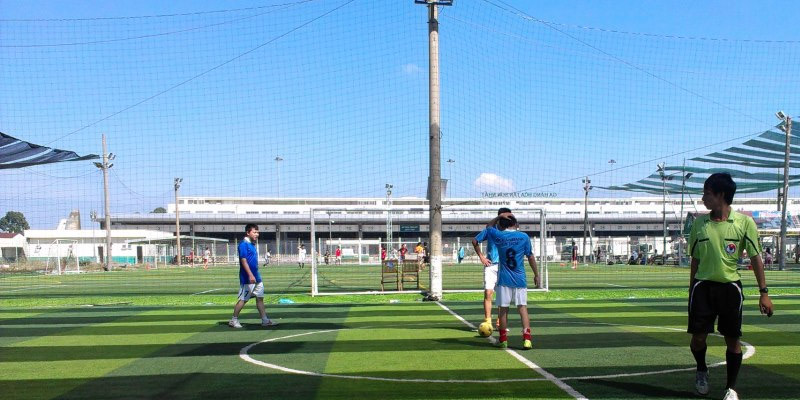 Sơ đồ sân bóng đá 5 người cỏ nhân tạo