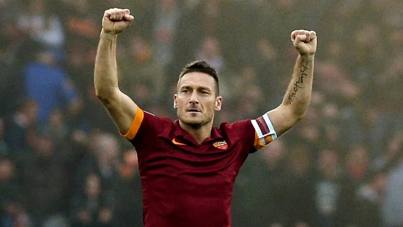Francesco Totti trong màu áo AS Roma