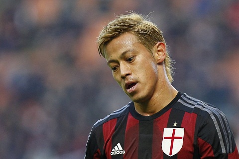 Tiền vệ Keisuke Honda không ngần ngại trách Milanisti v