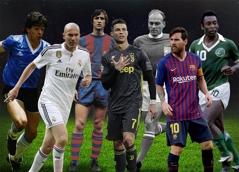 Những cầu thủ nổi tiếng nhất thế giới: Ronaldo và Messi dẫn đầu